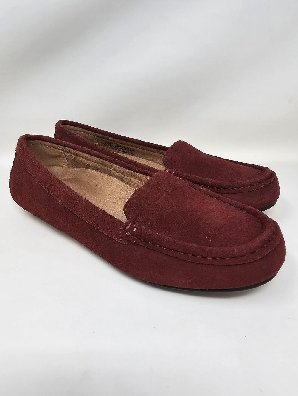 Vionic Debbie NEW Suede Leather Flats Shoes Size 8.5